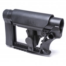Luth-AR MBA-4 Carbine Stock with Cheek Riser,Fits AR-15 & AR-10 Commercial and Mil-Spec Buffer Tubes, Black MBA-4-CHP