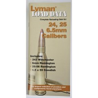 Lyman Load Data Book 24, 25, 6.5mm Calibers