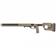 Magpul Industries Pro 700L Fixed Chassis, Fits Remington 700 Long Action, Fits Most Long Action AICS Pattern Magazines, Ambidextrous, Billet Aluminum/Magpul Polymer Material, FDE Finish MAG1003-FDE