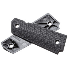 Magpul Industries MOE 1911 Grip Panels, Fits Full Size 1911s, Magazine Release Cut Out, Black Finish MAG524-BLK