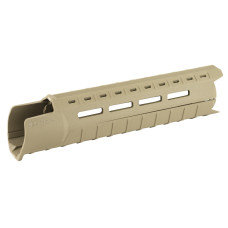 Magpul Industries MOE Slim Line Handguard, Fits AR-15, Mid Length, Polymer Construction, Features M-LOK Slots, FDE Finish MAG551-FDE