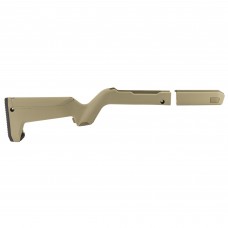 Magpul Industries X-22 Backpacker Stock, Fits All Ruger 10/22 Takedowns, Including 10/22 Takedowns With Tactical Solutions SB-X Barrels, MOE SL Non-Slip Rubber Butt Pad, Storage Compartment Fits 3-10Rd Magazines, FDE Finish MAG808-FDE