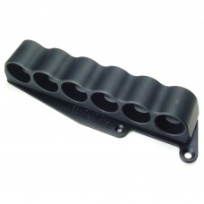 Mesa Tactical 6-Shell Side Saddle, 12 Gauge, Rugged, Reliable On-gun Shotshell Carriers, Fits Remington 870, Black 90210