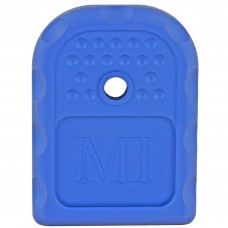 Midwest Industries Magazine Base Plate, 9MM/40 Cal, Aluminum, Blue Anodized Finish, For Glock 9/40 Double Stack MI-GBP-9/40-BLU