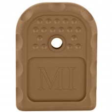 Midwest Industries Magazine Base Plate, 9MM/40 Cal, Aluminum, FDE Anodized Finish, For Glock 9/40 Double Stack MI-GBP-9/40-FDE