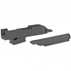 Midwest Industries Chassis, Aluminum, Black Anodized Finish, Fits Ruger PC Carbine, Accepts Mil-Spec Collapsible Stock (Stock Not Included) MI-RPCC