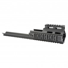 Midwest Industries Rail Extension, Fits FN SCAR, Features 2 Quick Detach Sling Swivel Points and One Continuous Bottom Rail for Accessories Mounting, Black Finish MI-S1617