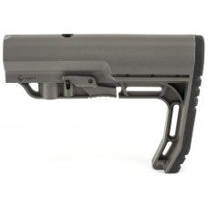 Mission First Tactical Battlelink, Minimalist, Stock, 6 Position, Mil Spec, M4 Collapsible Stock, Gray Finish BMSMILGY