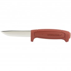 Morakniv 15 Pack of Morakniv Basic 511 Fixed Blade Knives, Carbon Steel Blade, Red Rubber Handle, Black Sheath, 3.6