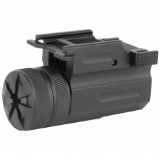NCSTAR Compact Green Laser with QR Weaver Mount, Fits Weaver Style Rail, Black, Ambidextrous Sliding On/Off Switch AQPTLMG
