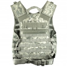 NCSTAR Modular Vest, Nylon, Digital Camo, Size Medium- 2XL, Fully Adjustable, PALS/ MOLLE Webbing, Includes Pistol Belt with Two Accessory Pouches CPV2915D