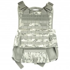NCSTAR Plate Carrier Vest, Nylon, Digital Camo, Size Medium-2XL, Fully Adjustable, PALS/ MOLLE Webbing, Compatible with 10