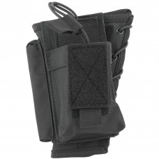 NCSTAR Stock Riser with Mag Pouch, Black, Fits Most Rifles, Ambidextrous Mag Pouch, Holds All AR and AK Mags CVSRMP2925B