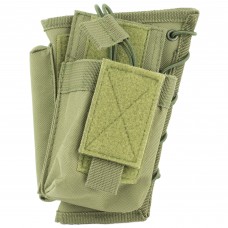NCSTAR Stock Riser with Mag Pouch, Green, Fits Most Rifles, Ambidextrous Mag Pouch, Holds All AR and AK Mags CVSRMP2925G