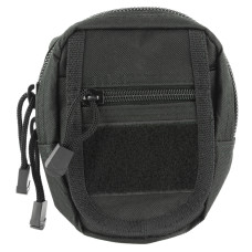 NCSTAR Small Utility Pouch, Nylon, Black, MOLLE Straps for Attachment, Zippered Compartment CVSUP2934B