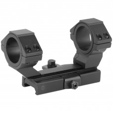 NCSTAR AR15 Adjustable Scope Mount QR, Black, Fits Picatinny Rails, Supports 30mm or 1