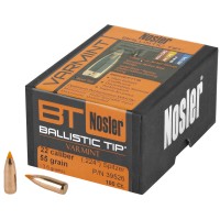 Nosler Ballistic Tip 22 Caliber .224 55 Grain box of 100