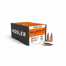 Nosler Ballistic Tip 20 Caliber .204 40 Grain box of 100