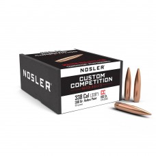 Nosler 338 Caliber 300gr HPBT Custom Competition Bullet (100ct)