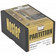 Nosler Partition 6.5mm .264 140 Grain Box of 50