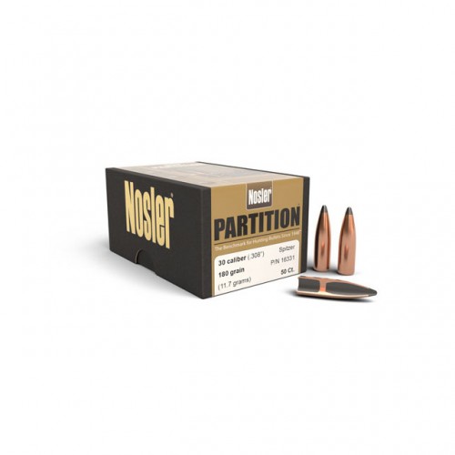 Partition : Nosler Partition Bullets 30 Caliber .308