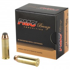PMC Bronze, 44 Mag, 180 Grain, Jacketed Hollow Point, 25 Round Box 44B