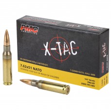 PMC XTAC, 762X51 NATO, 147 Grain, Full Metal Jacket, 20 Round Box 7.62X