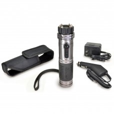 PS Products ZAP Light, Stun Gun, Flashlight, Black/Gray, 1,000,000 Volts, Includes Recharger ZAPL
