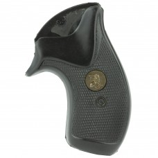 Pachmayr Grip, Compact, Fits S&W J Frame Round Butt Open Backstrap, Black 3254