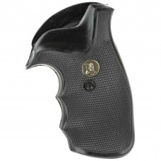 Pachmayr Grip, Gripper, Fits S&W N Frame Square Butt with Finger Grooves, Black 3292