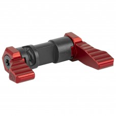 Phase 5 Weapon Systems Ambidextrous 90-Degree Safety Selector, Red Anodized Finish, Levers are Machined from 6061-T6 Billet Aluminum, Central Core is Machined from Carbon Steel SAFE90-RED