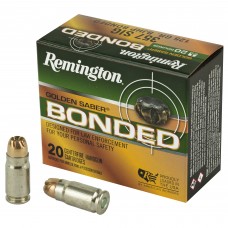 Remington Golden Saber, 357 Sig, 125 Grain, Brass Jacketed Hollow Point Bonded, 20 Round Box 29407