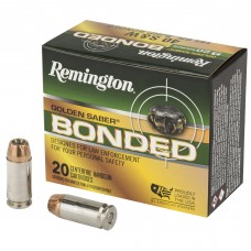 Remington Golden Saber, 40 S&W, 165 Grain, Brass Jacketed Hollow Point Bonded, 20 Round Box 29363