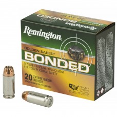 Remington Golden Saber, 40 S&W, 180 Grain, Brass Jacketed Hollow Point Bonded, 20 Round Box 29365