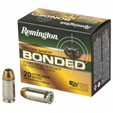 Remington Golden Saber, 45 ACP, 230 Grain, Brass Jacketed Hollow Point Bonded, 20 Round Box 29327