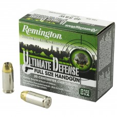 Remington Ultimate Defense, 40S&W, 180 Grain, Brass Jacketed Hollow Point, 20 Round Box 28939