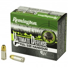 Remington Ultimate Defense, 9MM, 124 Grain, Brass Jacketed Hollow Point, 20 Round Box 28935