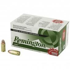 Remington UMC, 9MM, 115 Grain, Full Metal Jacket, Value Pack, 100 Round Box 23765