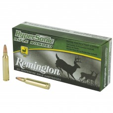 Remington Hypersonic, 223 Remington, 62 Grain, Ultra Bonded Pointed Soft Point, 20 Round Box 28919