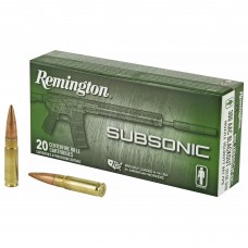 Remington Subsonic 300 AAC Blackout 220 Grain Open Tip Flat Base Box of 20