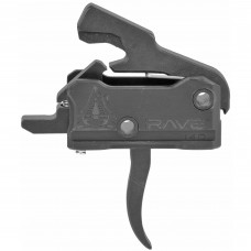 Rise Armament RAVE Super Sporting Trigger, Curved, 3.5 lb Single Stage Pull, Black RA-R140-BLK