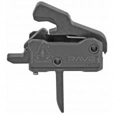 Rise Armament RAVE Super Sporting Trigger, Flat, 3.5 lb Single Stage Pull, Black RA-R140F-BLK