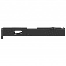 Rival Arms Match Grade Upgrade Slide For Glock 19 Gen 3, RMR Cut Ready, Front and Rear Serrations, Satin Black Quench-Polish-Quench (QPQ) Finish RA10G202A