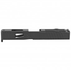 Rival Arms Match Grade Upgrade Slide for Glock 19 Gen 3, RMR or Other Optics Cut Ready, Front and Rear Serrations, Satin Black Quench-Polish-Quench (QPQ) Finish RA10G205A