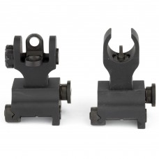 Samson Manufacturing Corp. Iron Sights, Fits Picatinny, Black, Package Includes Samson FFS HK Front Sight and Samson FRS A2 Rear Sight, 6061 Aluminum, Mil-Spec Hardcoat Anodized for Durability QF-FFS-FRS