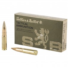 Sellier & Bellot Rifle 300 AAC Blackout 124 Grain FMJ Box of 20