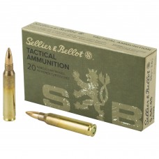Sellier & Bellot Rifle, 556 NATO, 55Gr, Full Metal Jacket, 20 Round Box SB556A