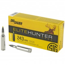 Sig Sauer Elite Tipped Hunting, 243 Winchester, 90 Grain, Ballistic Tip, 20 Round Box E243TH2-20
