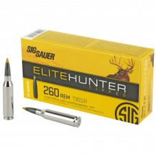 Sig Sauer Elite Tipped Hunting, 260 Remington, 130 Grain, Ballistic Tip, 20 Round Box E260TH1-20