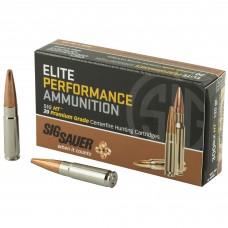 Sig Sauer Elite Performance, Hunting, 300 AAC Blackout, 120 Grain Copper HT, 20 Round Box, 200 Case, California Certified Nonlead Ammunition E300H1-20